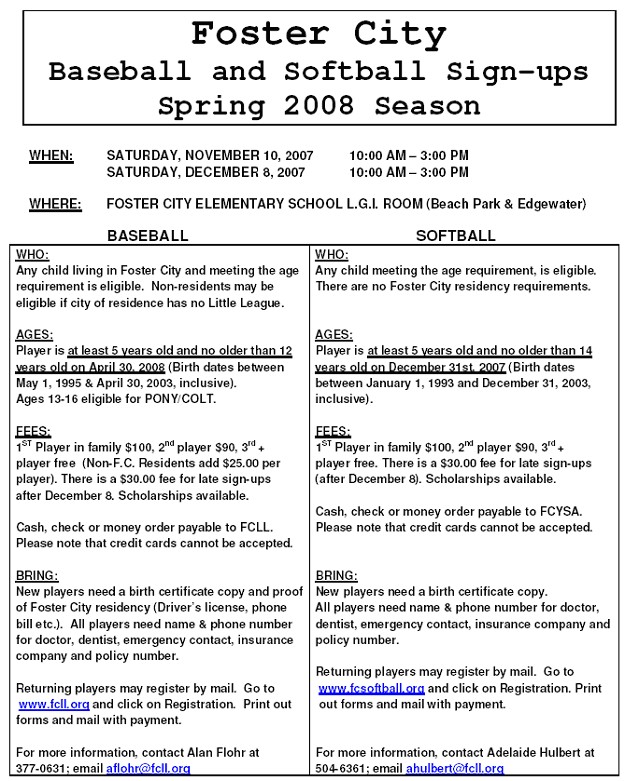 Signup Flyer 2 2008